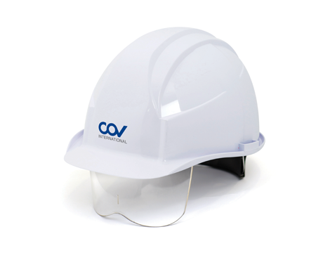 Mũ bảo hộ COV – E002 Có Kính gập
